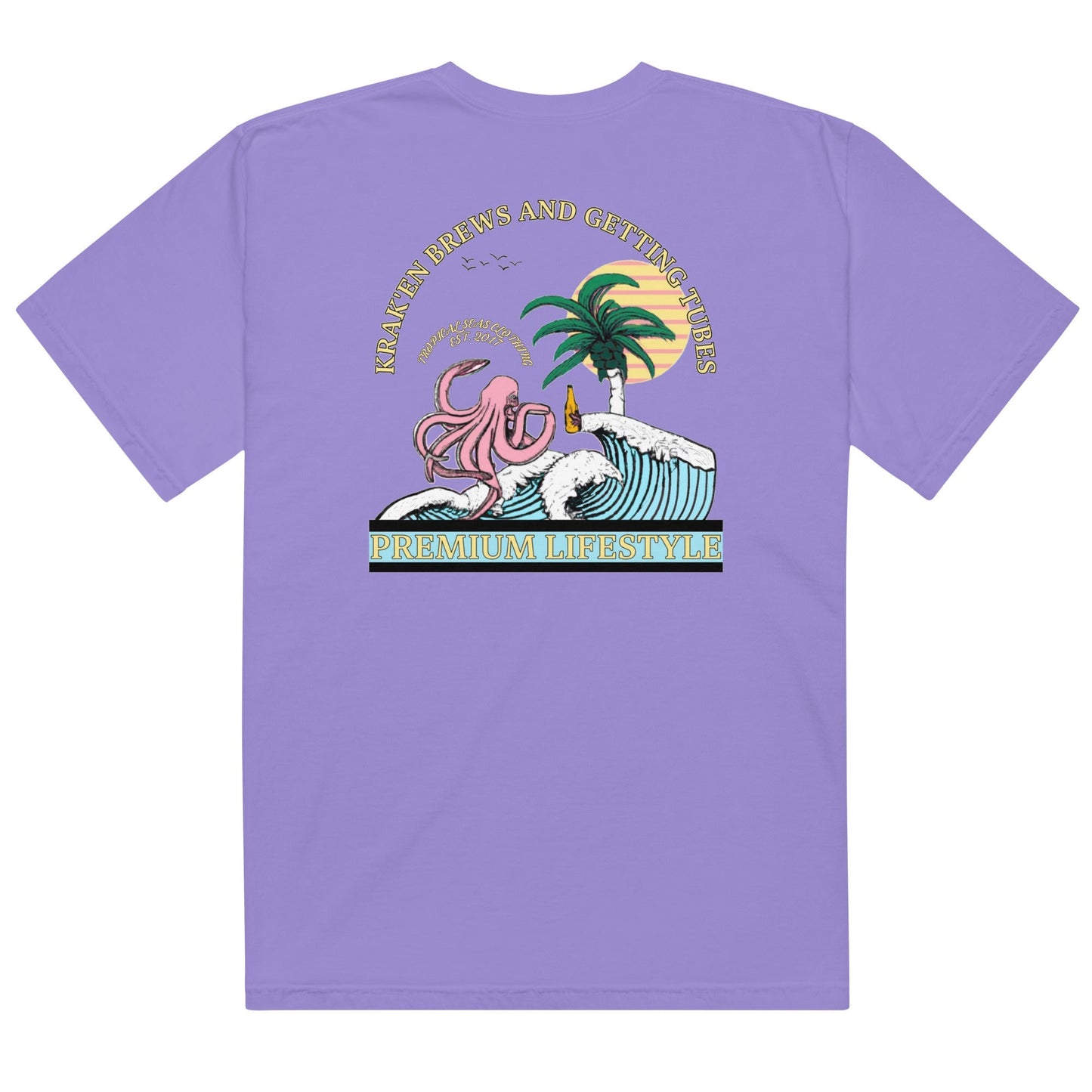 Camiseta masculina premium pesada Lifestyle
