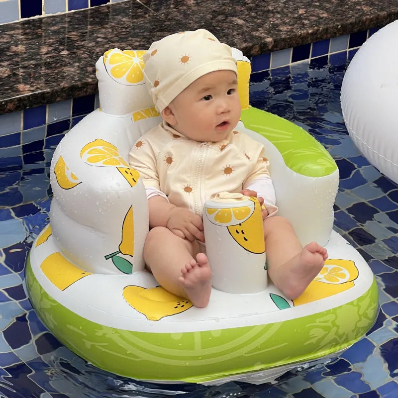 Cadeira Inflável para Bebê para Jantar e Banho