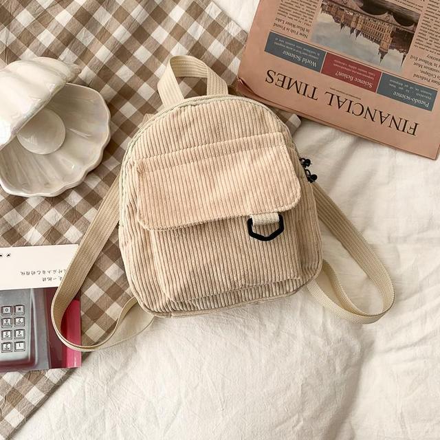 Corduroy Mini Backpack
