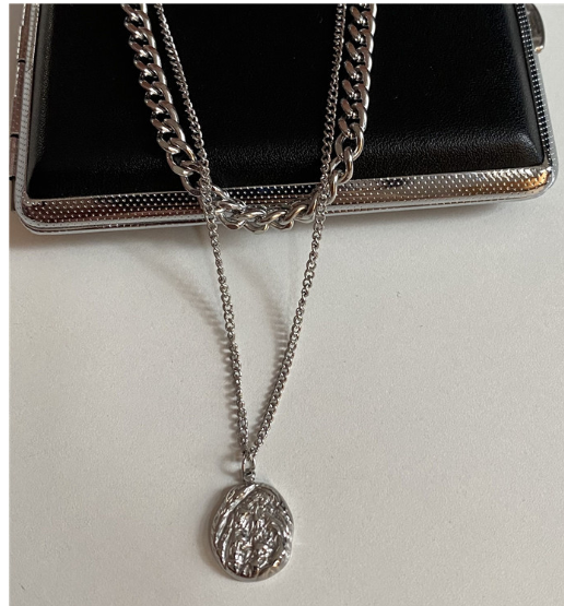 Mystic Ocean Necklace - Retro Gold Coin Pendant