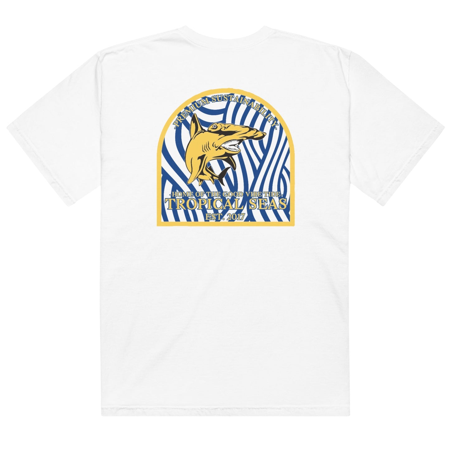 Camiseta Masculina Pesada Tubarão-Martelo