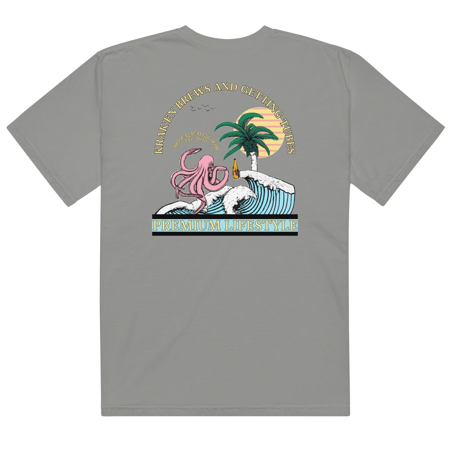Camiseta masculina premium pesada Lifestyle
