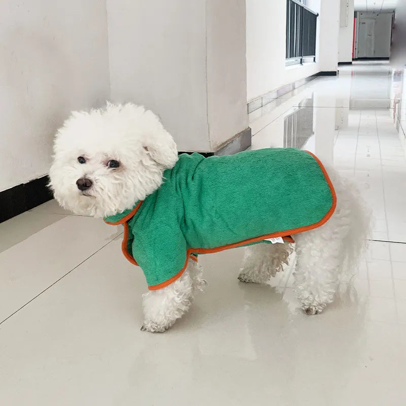 Toalha de banho para animais de estimação com secagem rápida
