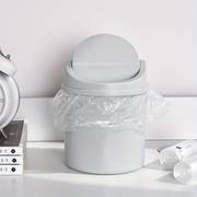 Mini Lixeira de Plástico para Mesa com Tampa para Casa e Escritório
