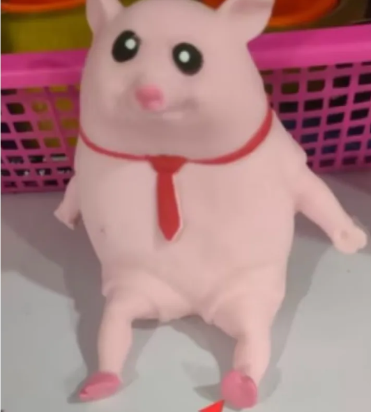 Brinquedo Antiestresse Porquinho de Apertar