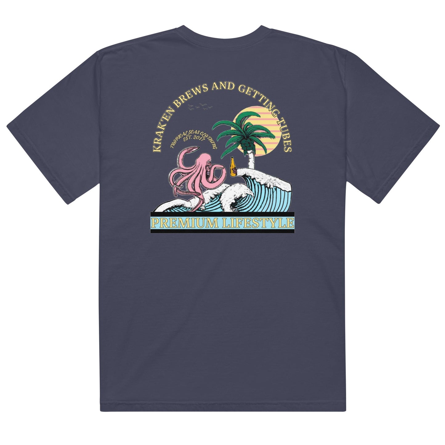 Camiseta masculina premium pesada Lifestyle