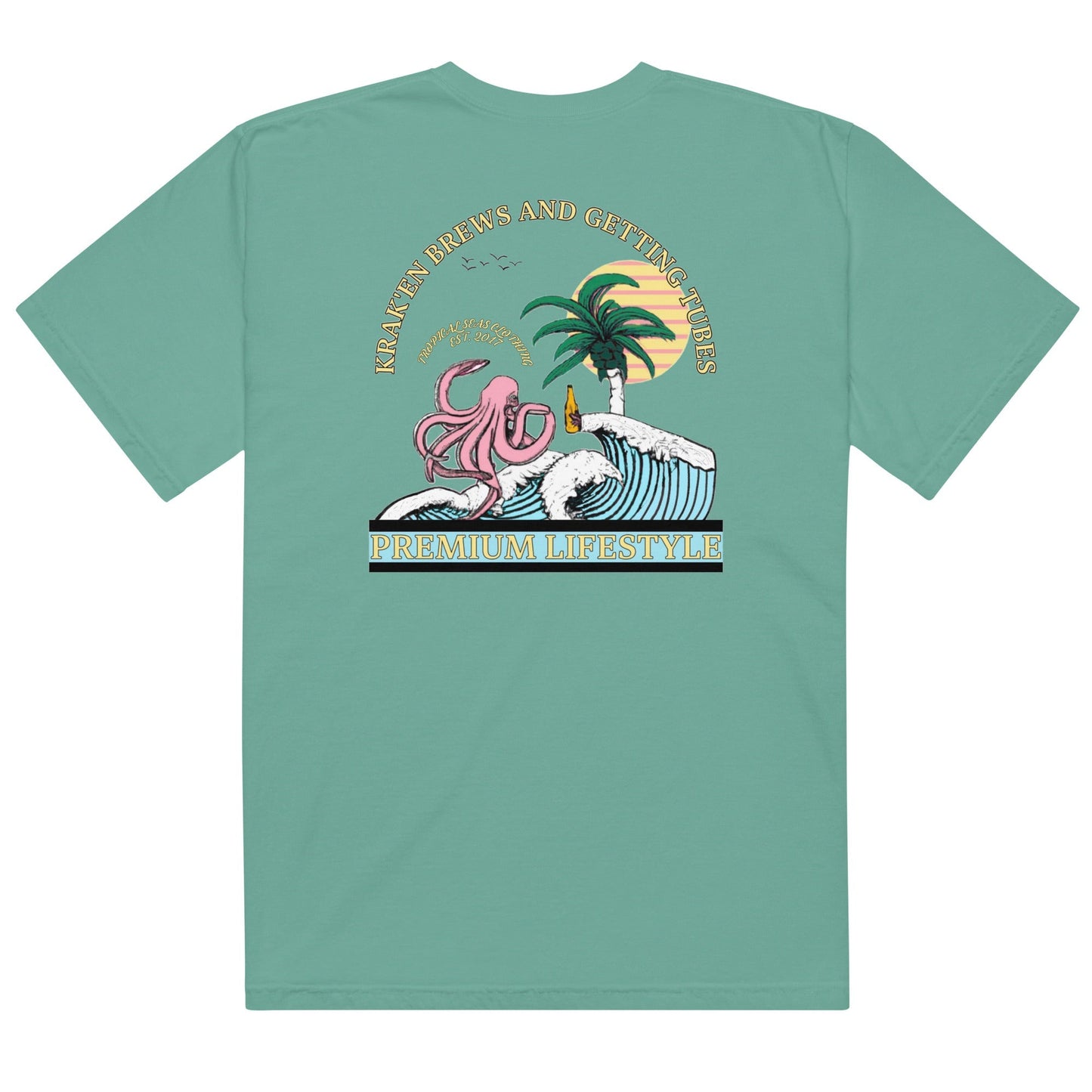 Camiseta masculina premium pesada Lifestyle
