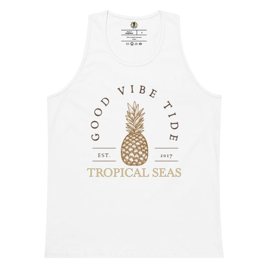 Men’s Premium Vintage Pineapple Tank Top