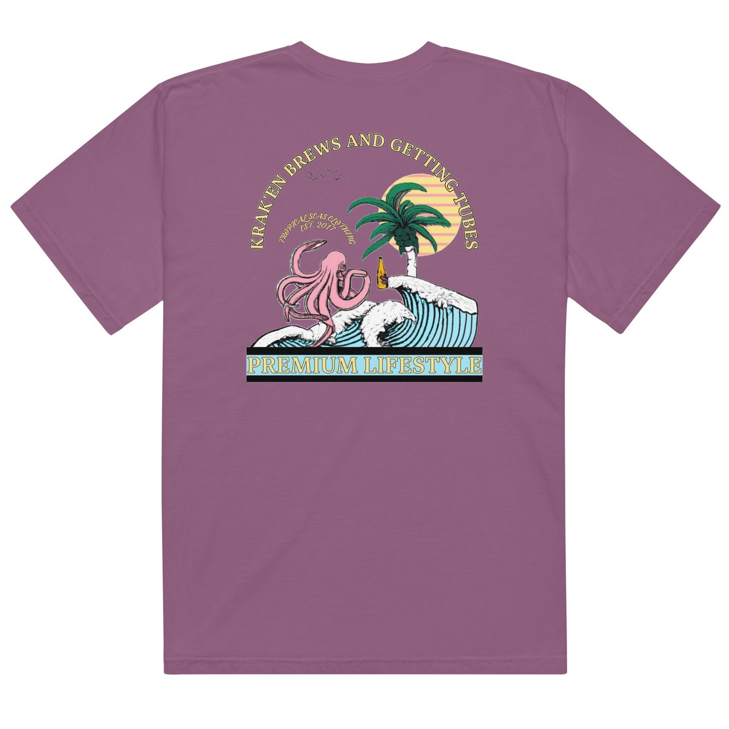 Camiseta masculina premium pesada Lifestyle