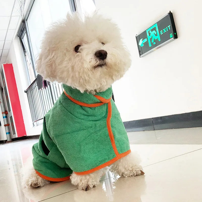 Toalha de banho para animais de estimação com secagem rápida