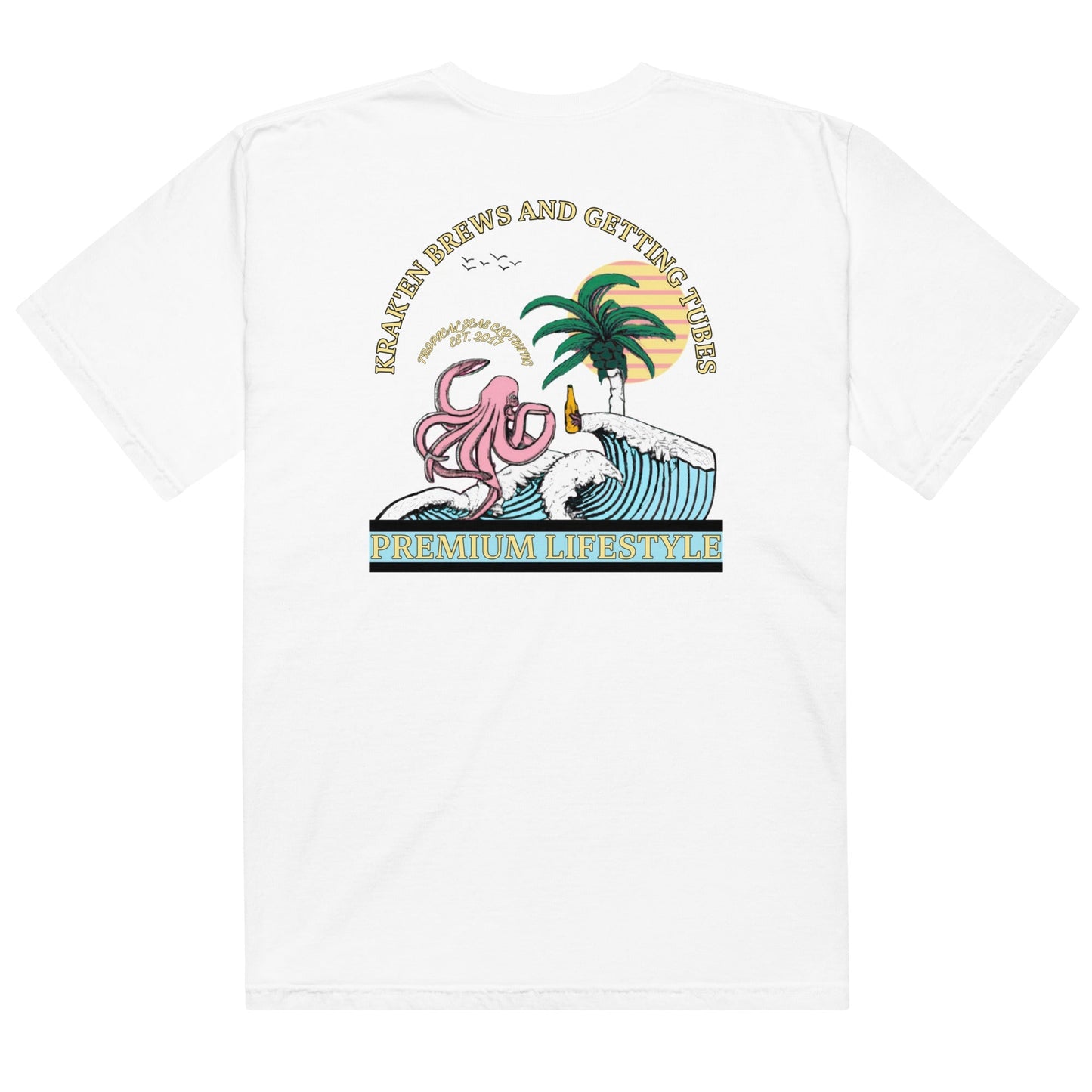 Camiseta masculina premium pesada Lifestyle