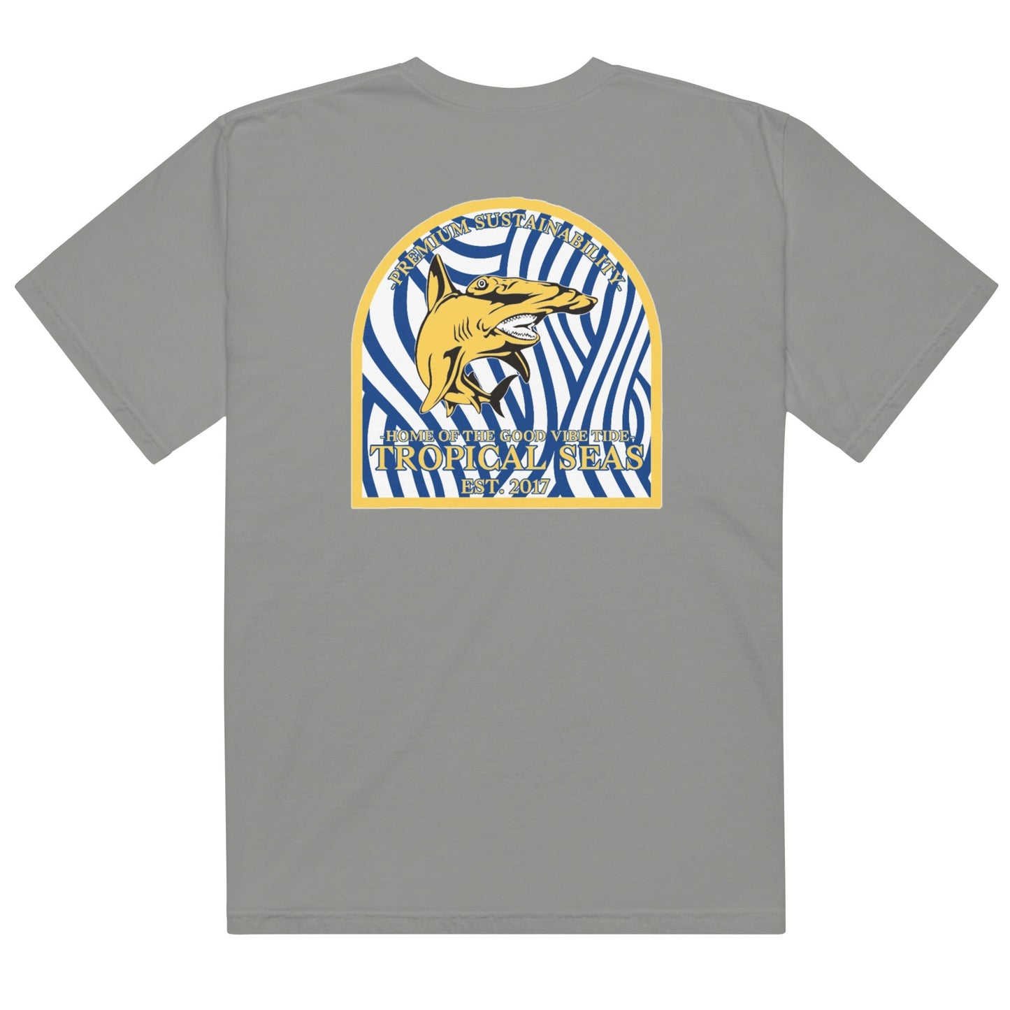Camiseta Masculina Pesada Tubarão-Martelo