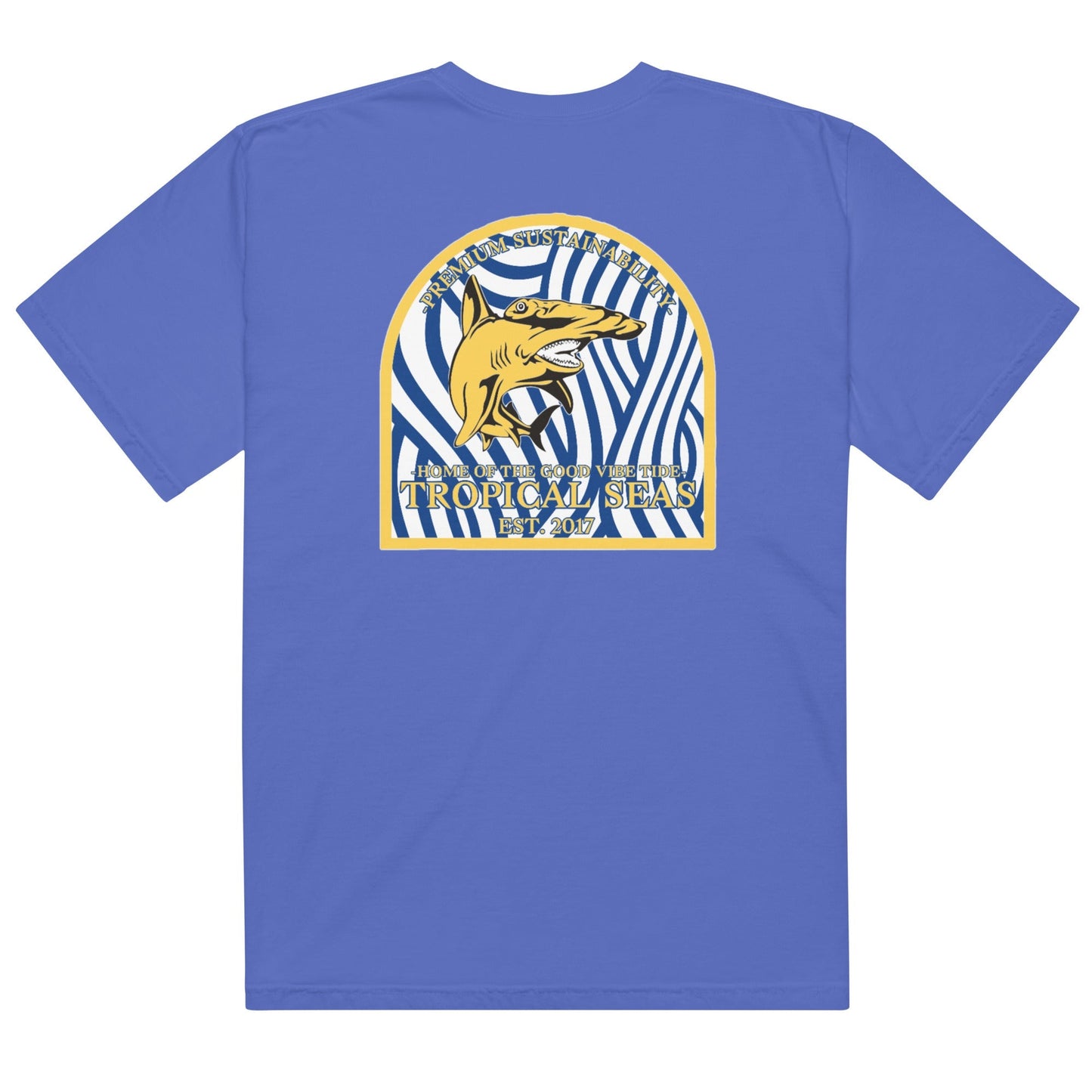 Camiseta Masculina Pesada Tubarão-Martelo